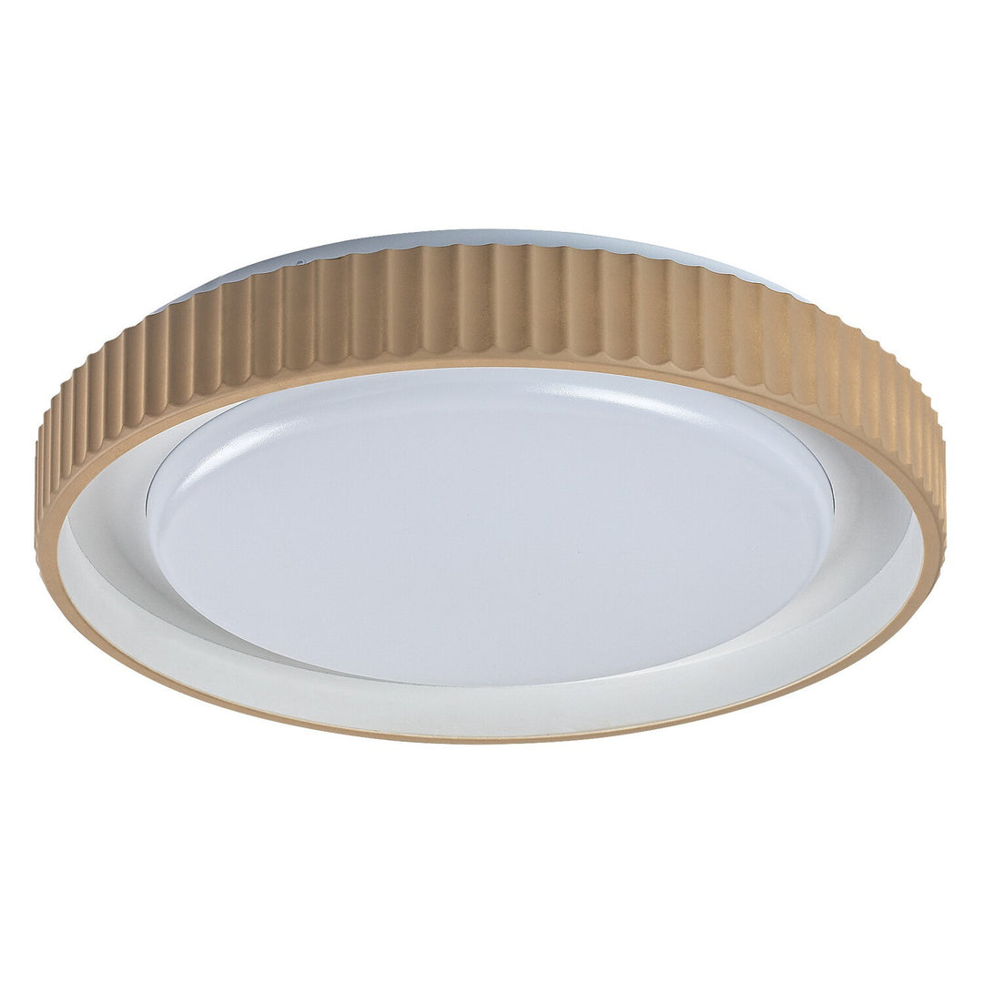 Lámpara Pastello LED 48 W IP20 gris-beige 3000-6500 K, función de memoria con mando a distancia, función de temporizador, efecto de luz nocturna, 71345