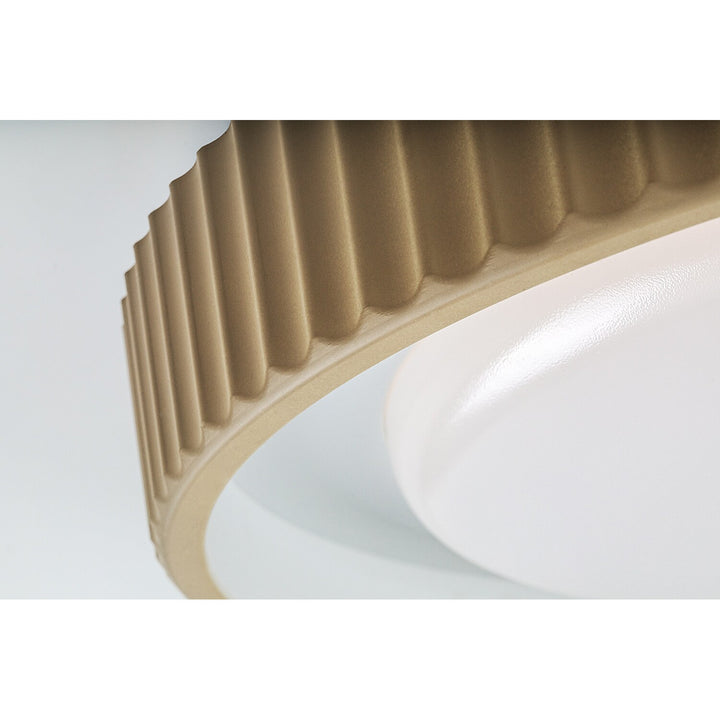 Lámpara Pastello LED 48 W IP20 gris-beige 3000-6500 K, función de memoria con mando a distancia, función de temporizador, efecto de luz nocturna, 71345