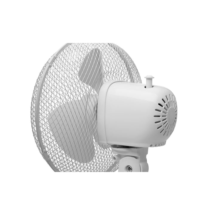 Ventilador de sobremesa Concept, color blanco, 3 niveles de velocidad, oscilación, funcionamiento silencioso, inclinación regulable, VS5040