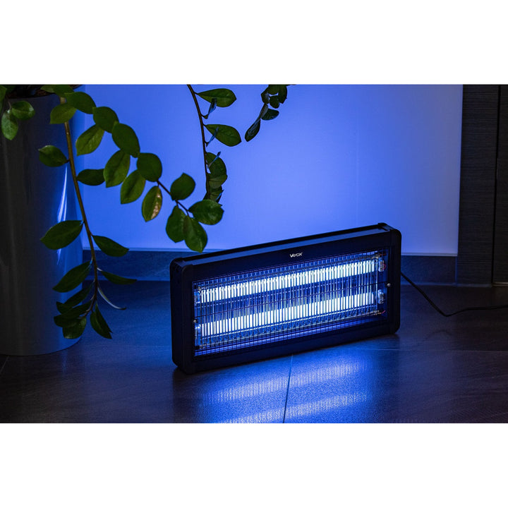 Lámpara matainsectos para mosquitos, moscas y polillas; trampa eléctrica; UV; 30 W; Vayox