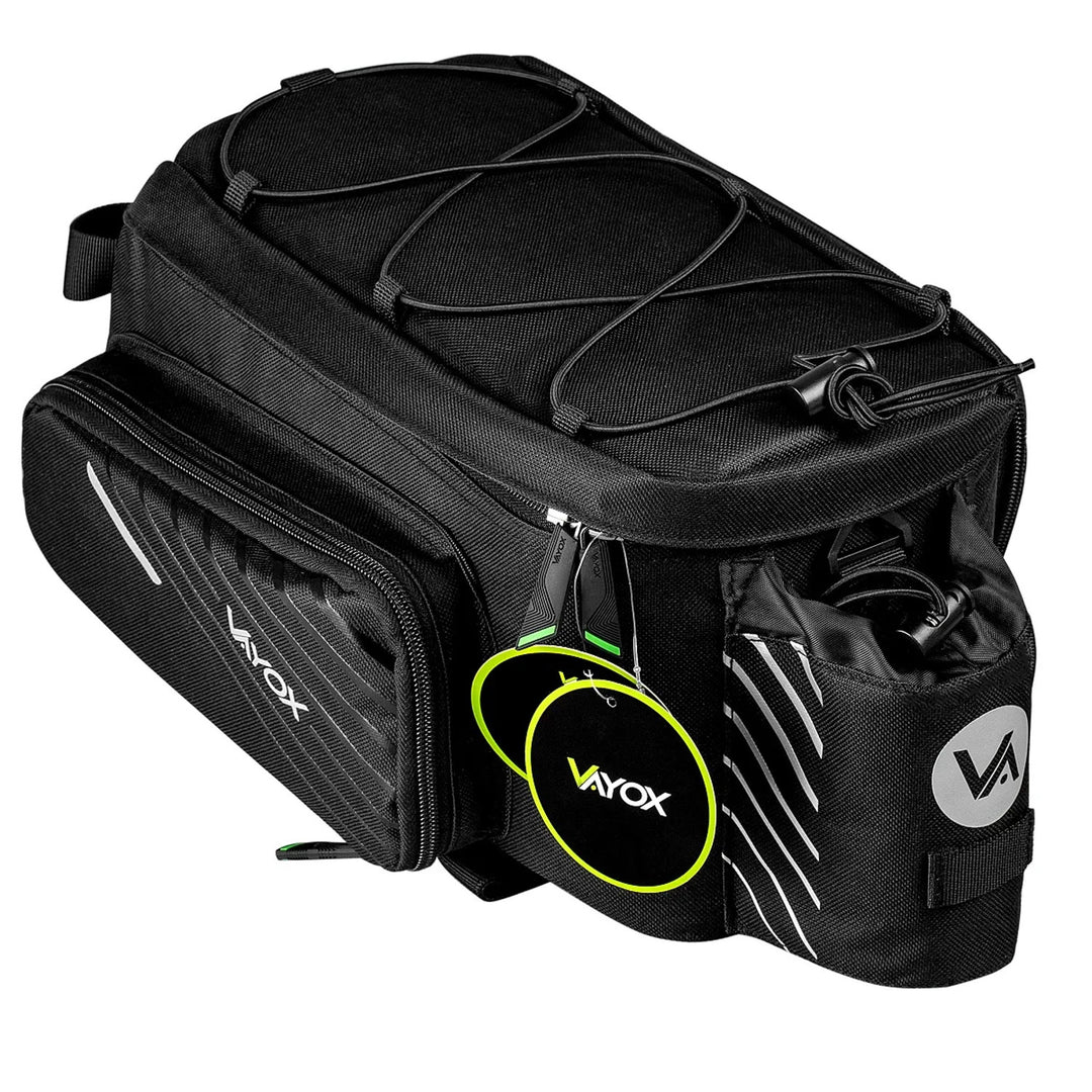 Bolsa, alforja de bicicleta para el portaequipajes trasero, capacidad de 12 l, impermeable, Vayox