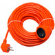 Alargador Blow, color naranja, longitud 30 m, toma con conexión a tierra, PR-160
