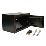 Caja fuerte con cerradura electrónica Blow, dimensiones 31 x 20 x 20 cm, cierre con llave y código, 44-702