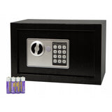 Caja fuerte con cerradura electrónica Blow, dimensiones 31 x 20 x 20 cm, cierre con llave y código, 44-702