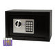 Caja fuerte con cerradura electrónica Blow, dimensiones 31 x 20 x 20 cm, cierre con llave y código, 44-702