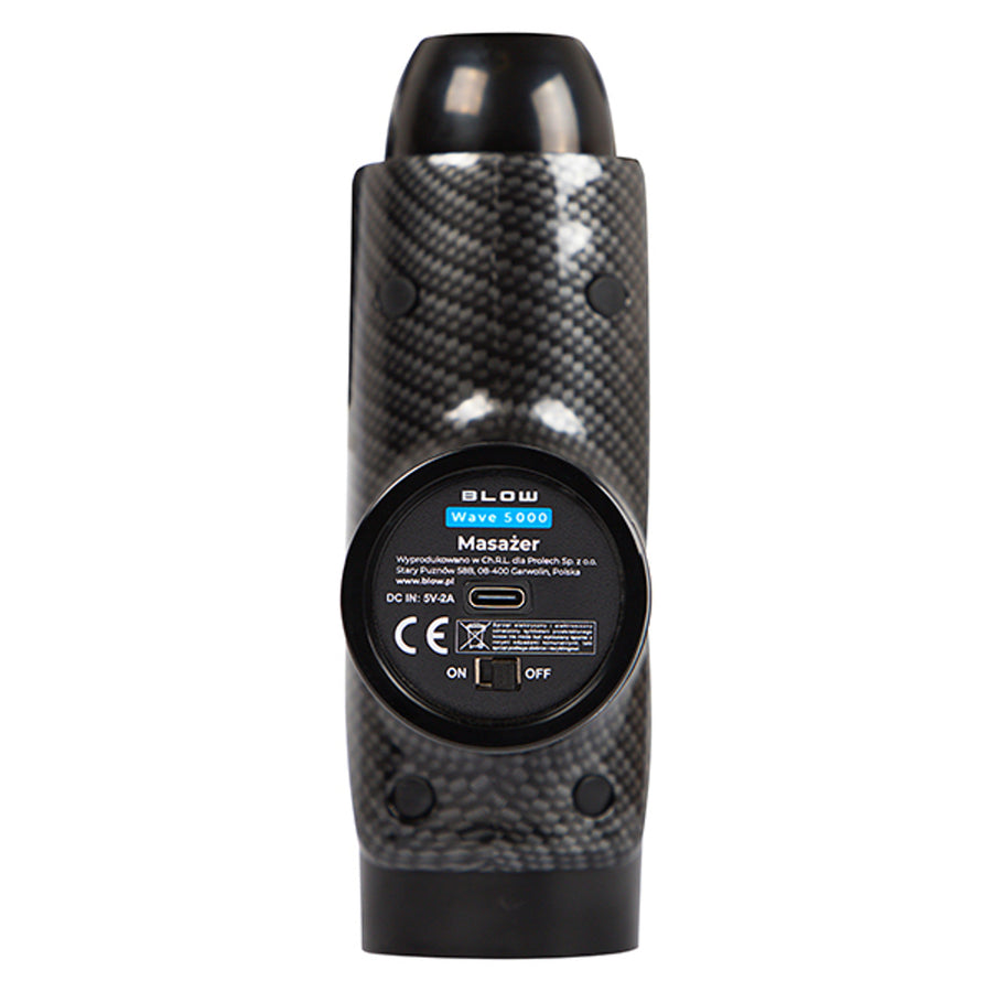 Masajeador Blow, 10 cabezales, cargador y estuche, potencia de 200 W, 30 modos de velocidad, carga rápida, 44-341