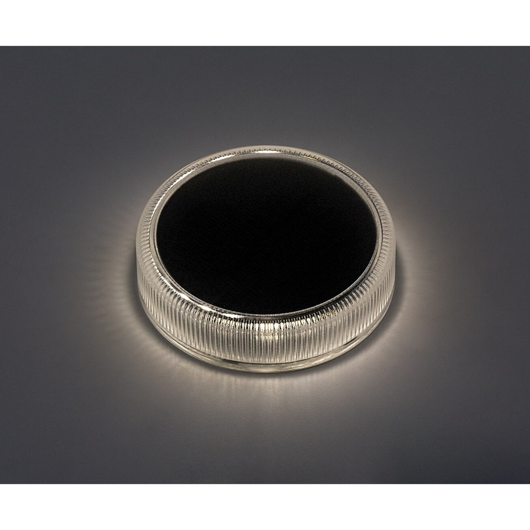 Lámpara solar Trillo LED de 0,3 W, sensor crepuscular, color transparente, IP65, K 4000, 77175, 2 unidades