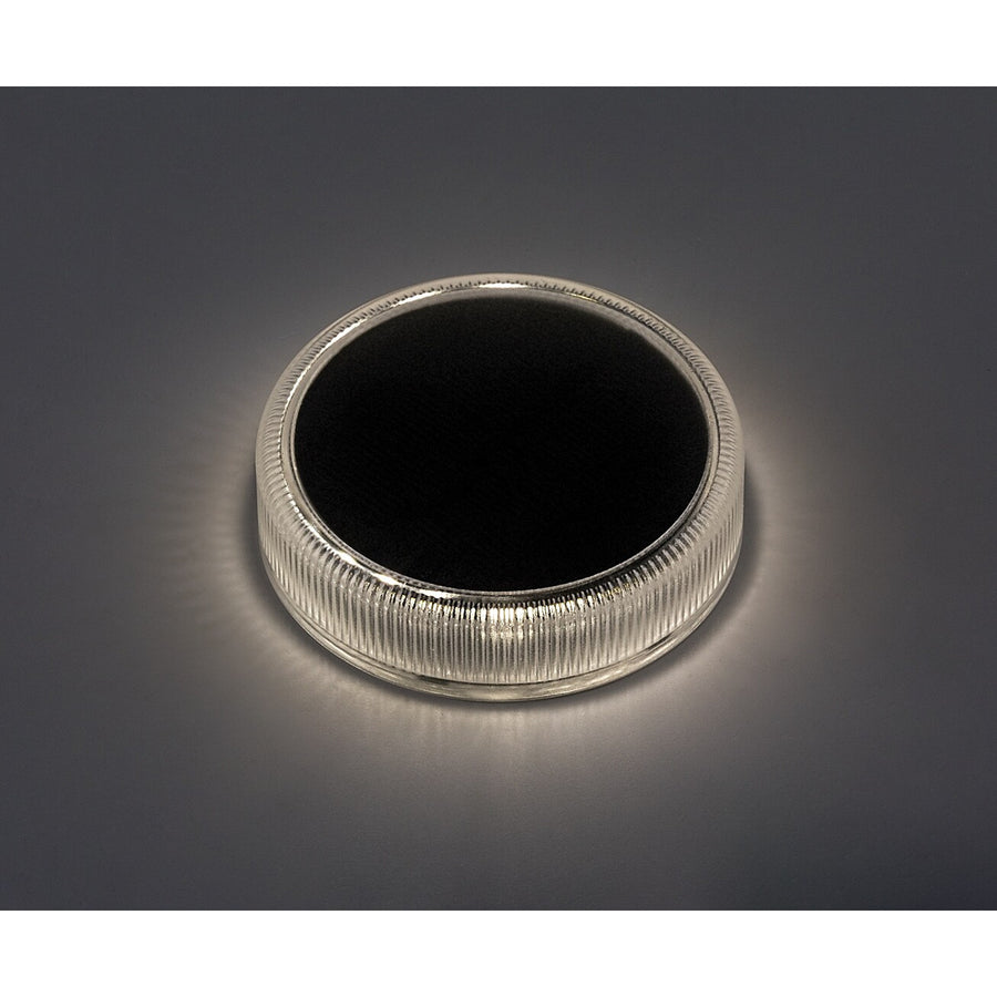 Lámpara solar Trillo LED de 0,3 W, sensor crepuscular, color transparente, IP65, K 4000, 77175, 2 unidades