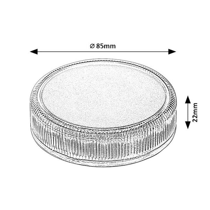 Lámpara solar Trillo LED de 0,3 W, sensor crepuscular, color transparente, IP65, K 4000, 77175, 2 unidades