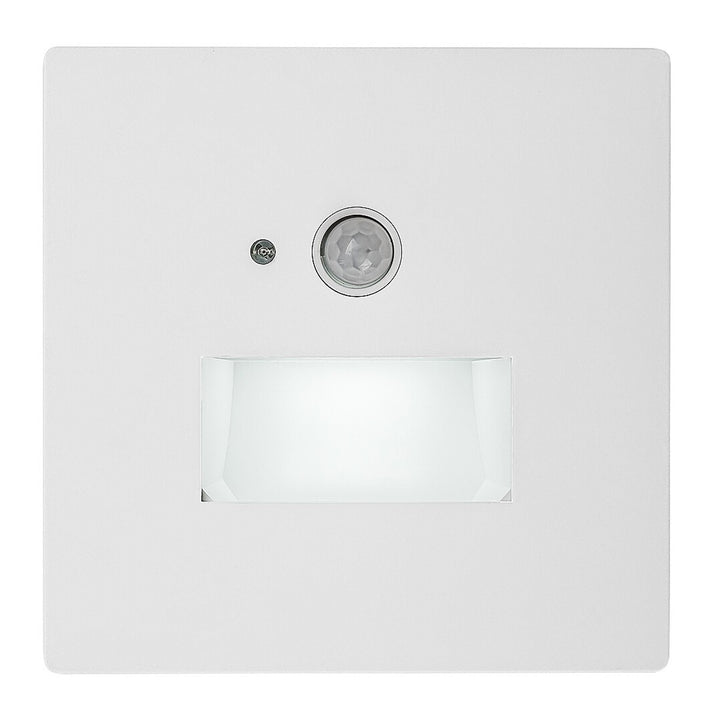 Lámpara Lunca LED de 1 W, IP20, blanca, 3000, 4500 y 6500 K, con sensor de movimiento y sensor de luz, 77198, 4 unidades