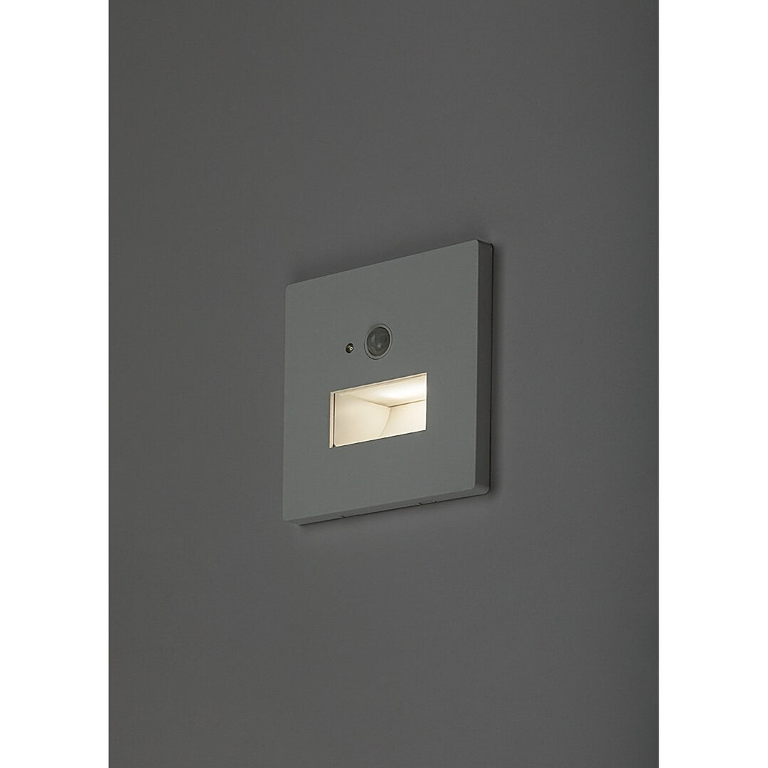 Lámpara Lunca LED de 1 W, IP20, blanca, 3000, 4500 y 6500 K, con sensor de movimiento y sensor de luz, 77198, 4 unidades
