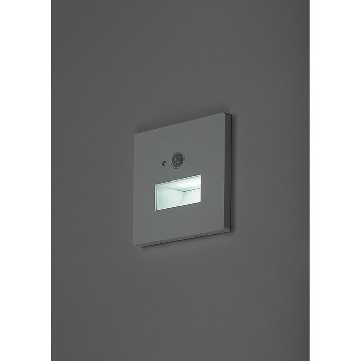 Lámpara Lunca LED de 1 W, IP20, blanca, 3000, 4500 y 6500 K, con sensor de movimiento y sensor de luz, 77198, 4 unidades