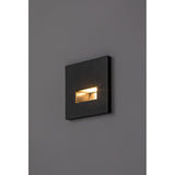 Lámpara Lunca LED de 1 W, IP20, negra, temperatura de color regulable: 3000, 4500 y 6500 K, 77195, 2 unidades