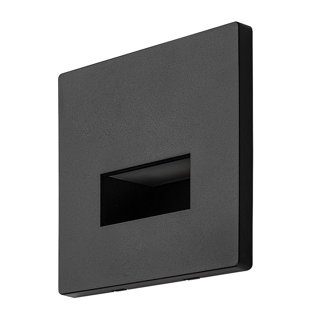 Lámpara Lunca LED de 1 W, IP20, negra, temperatura de color regulable: 3000, 4500 y 6500 K, 77195, 4 unidades