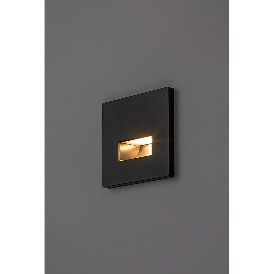 Lámpara Lunca LED de 1 W, IP20, negra, temperatura de color regulable: 3000, 4500 y 6500 K, 77195, 4 unidades