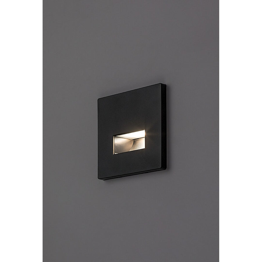 Lámpara Lunca LED de 1 W, IP20, negra, temperatura de color regulable: 3000, 4500 y 6500 K, 77195, 4 unidades
