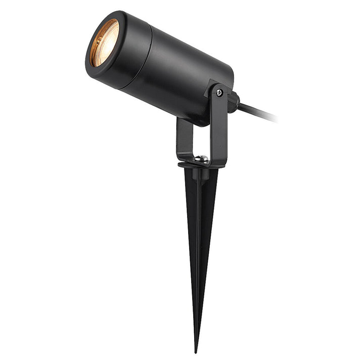 Lámpara de suelo Rabalux Krobia, IP65, color negro, casquillo GU10, máx. 4 W, 7814, 2 unidades