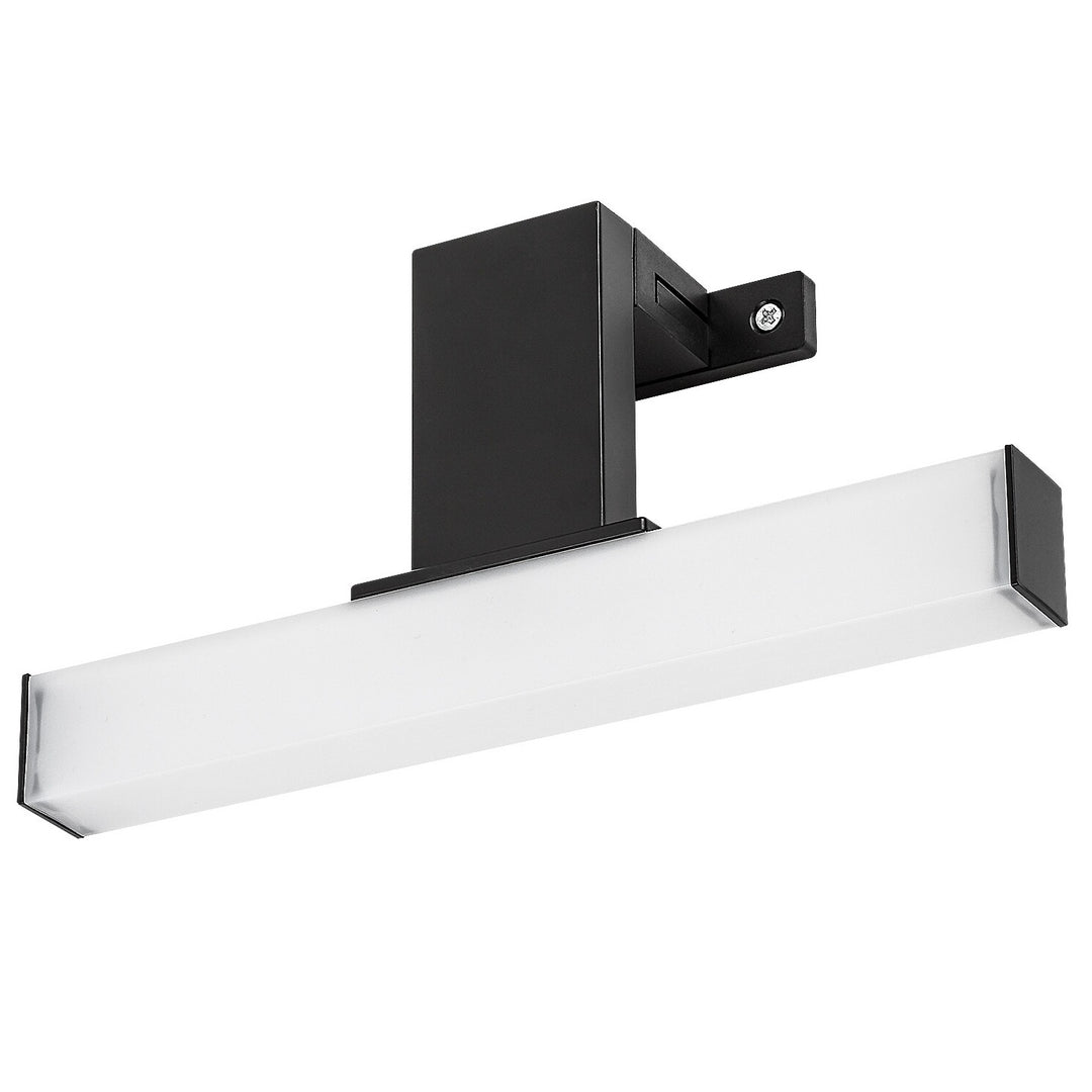 Lámpara de baño Rabalux Oliro LED 4 W, negra, IP44, 4000 K, 75050