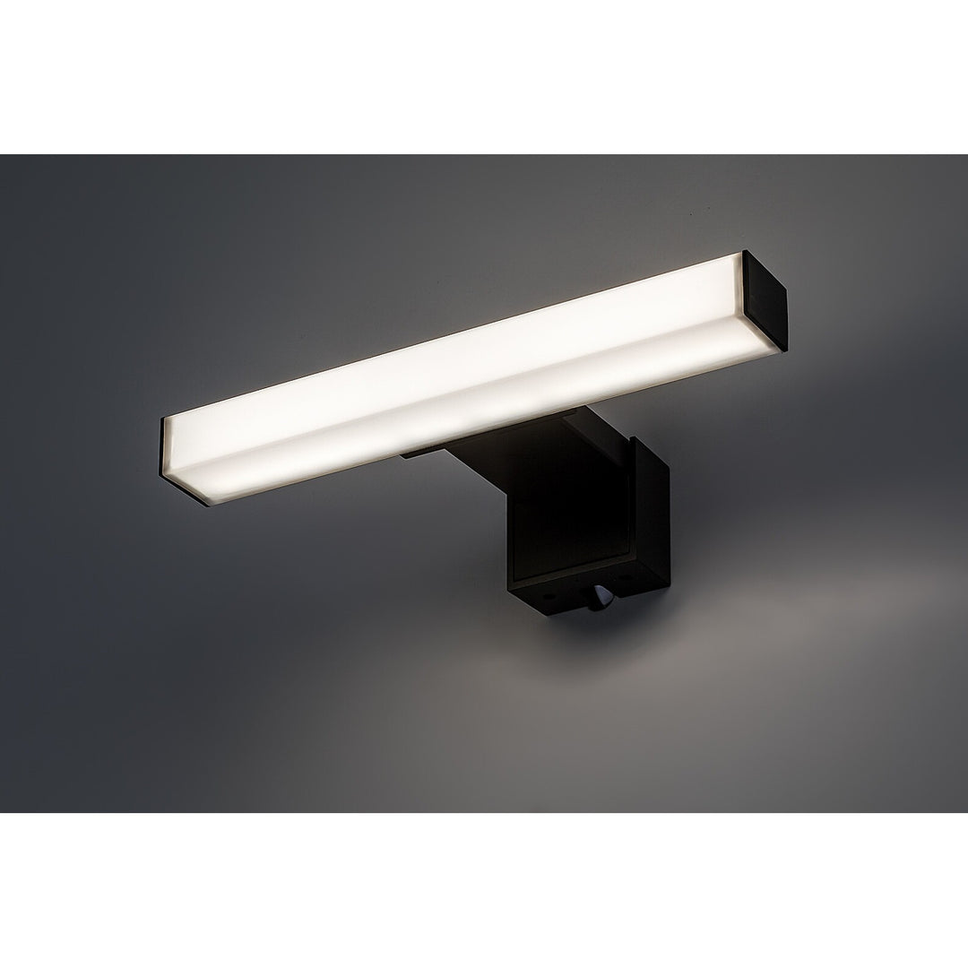 Lámpara de baño Rabalux Oliro LED 4 W, negra, IP44, 4000 K, 75050