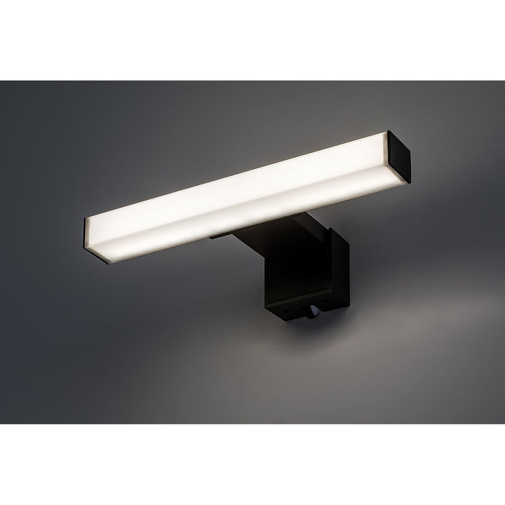 Lámpara de baño Rabalux Oliro LED 4 W, negra, IP44, 4000 K, 75050
