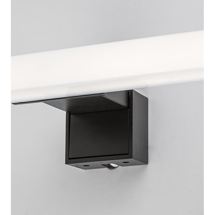 Lámpara de baño Rabalux Oliro LED 4 W, negra, IP44, 4000 K, 75050