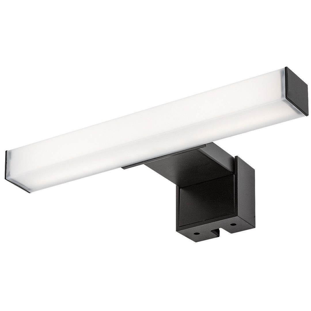 Lámpara de baño Rabalux Oliro LED 4 W, negra, IP44, 4000 K, 75050