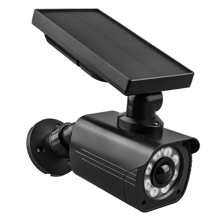 Cámara solar de imitación, LED parpadeante, sensor de movimiento, iluminación LED, pegatinas incluidas, SOL1800S/B, 2 unidades