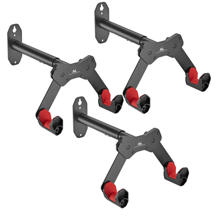 Soporte de pared para bicicletas Maclean, 25 kg máx., MC-457, 3 unidades