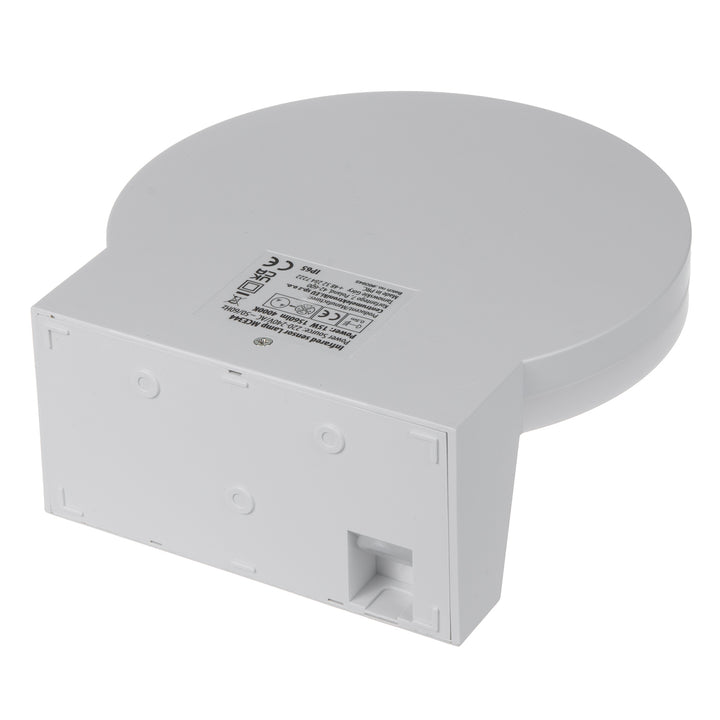 Lámpara LED con sensor de movimiento Maclean, sensor de movimiento PIR, color blanco, 15 W, IP65, 1560 lm, luz blanca neutra (4000 K) MCE344 W, 2 unidades