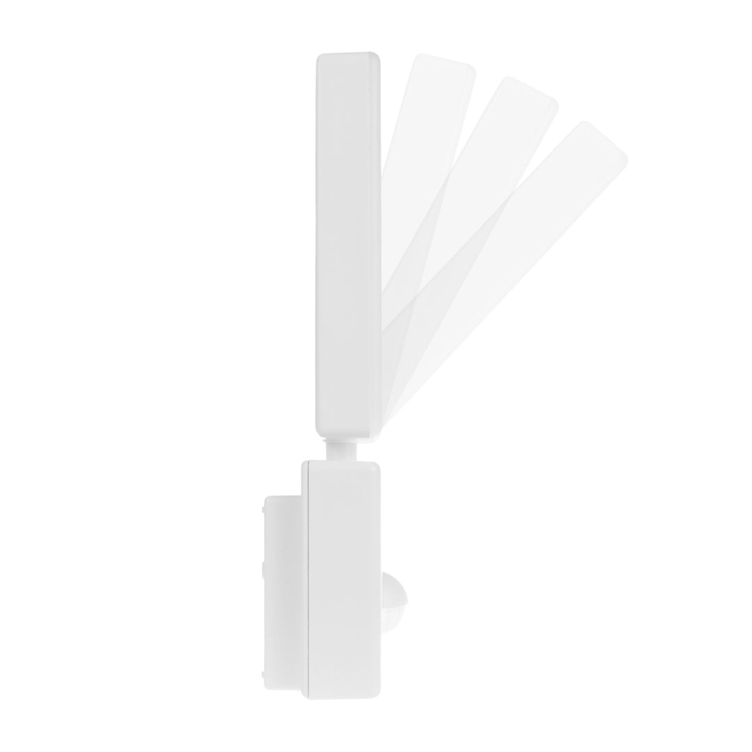 Lámpara LED con sensor de movimiento Maclean, sensor de movimiento PIR, color blanco, 10 W, IP65, 800 lm, luz blanca neutra (4000 K) MCE516 W, 2 unidades