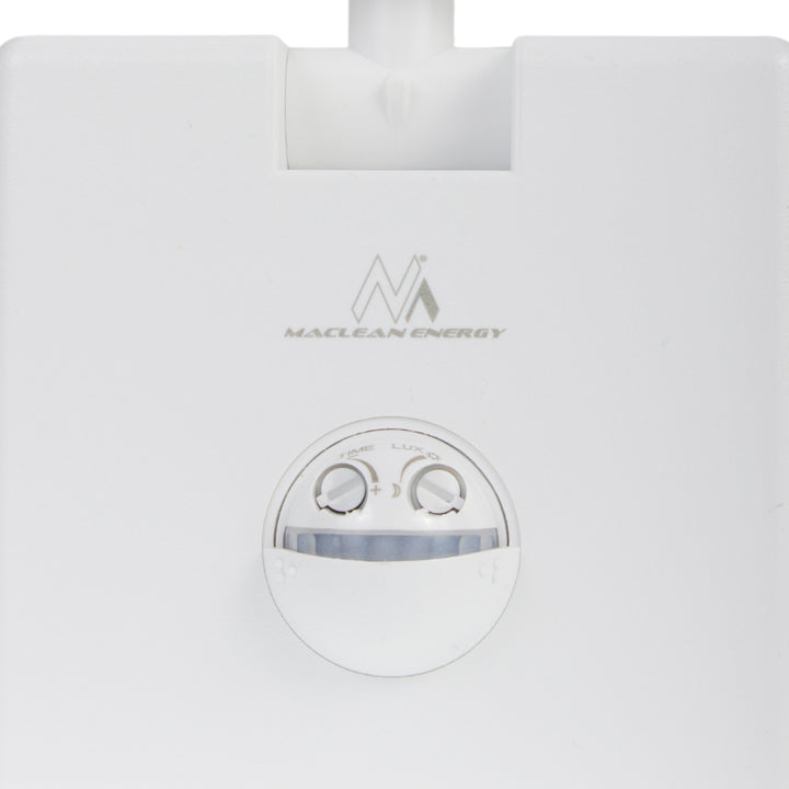 Lámpara LED con sensor de movimiento Maclean, sensor de movimiento PIR, color blanco, 10 W, IP65, 800 lm, luz blanca neutra (4000 K) MCE516 W, 2 unidades