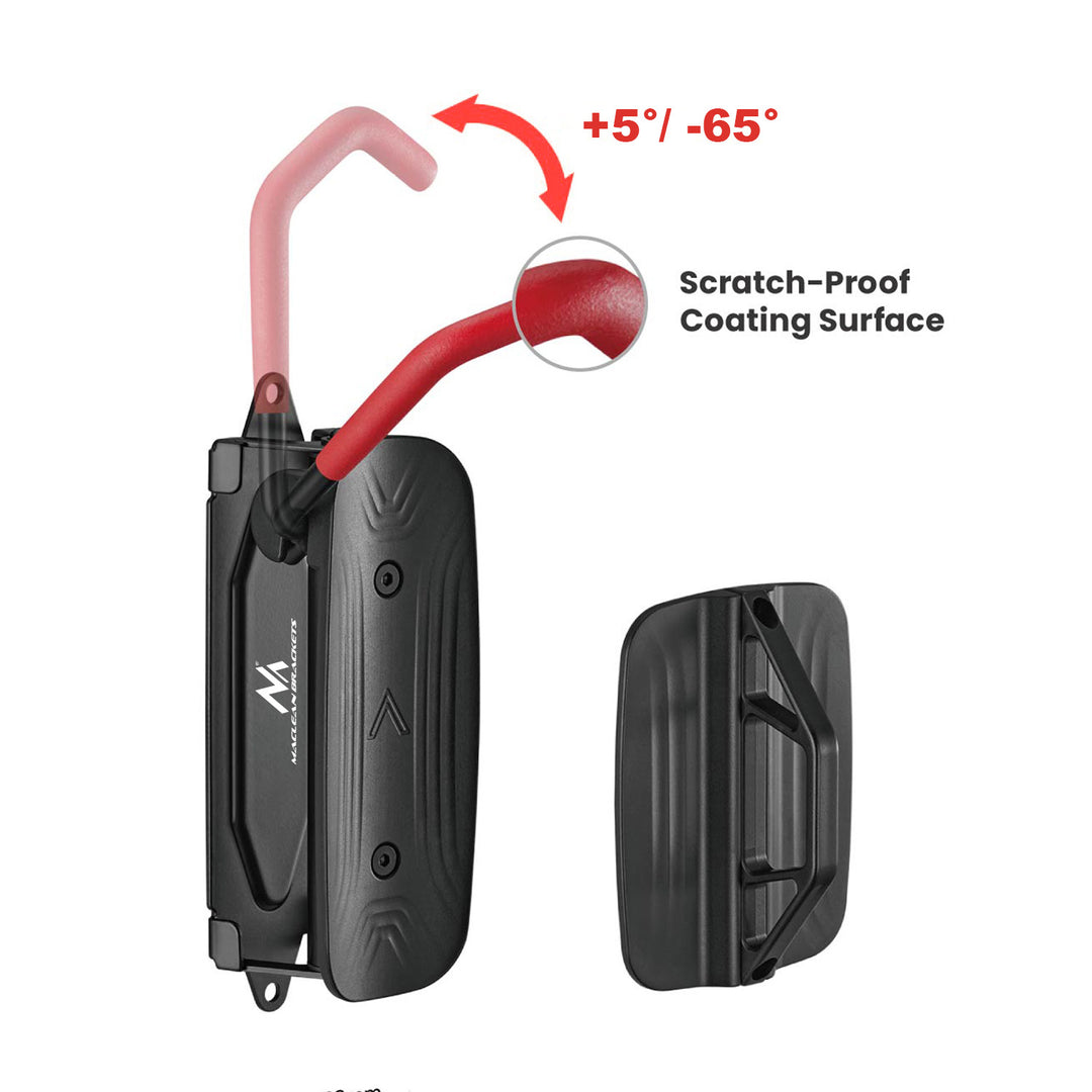 Soporte de pared para bicicletas Maclean, 30 kg máx., MC-998, 4 unidades