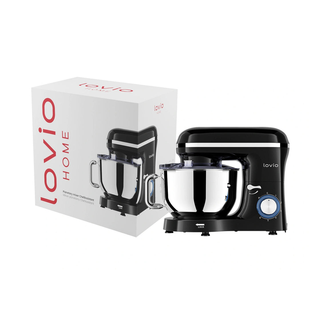 Batidora planetaria Lovio ChefAssistant negra LVSTM01BK