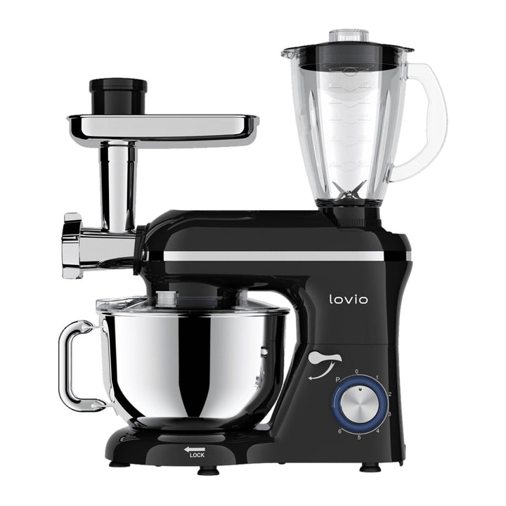 Batidora planetaria Lovio ChefAssistant Plus negra LVSTM02PBK