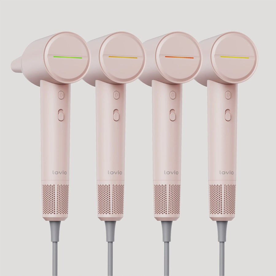 Secador de pelo profesional Lovio Air Flow rosa LVHD001PK