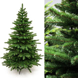 Árbol de Navidad artificial, abeto español, material de PVC, altura de 250 cm, soporte metálico