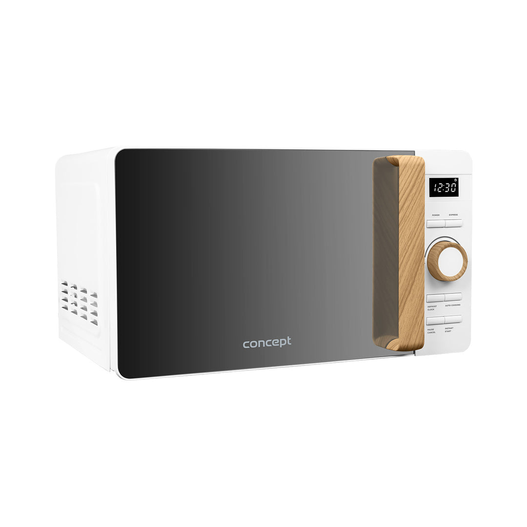 Microondas Concept, 5 niveles de potencia, función de descongelación, capacidad de 20 l, potencia de 800 W, color blanco, MT4420wh