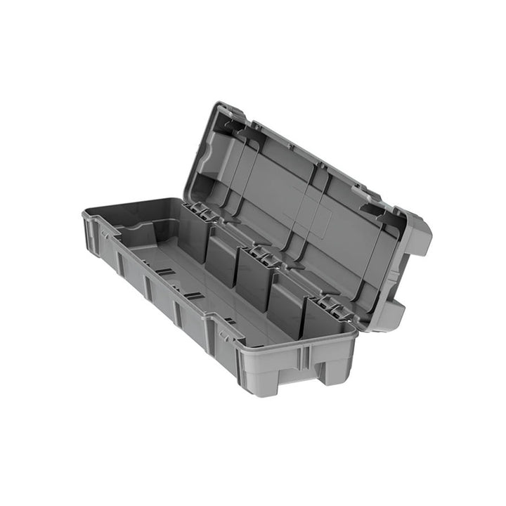 Mesa de taller portátil Keter Jobmade, capacidad de carga de 453 kg, patas antideslizantes, compartimento con abrazaderas debajo del tablero, 239985