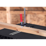 Mesa de taller portátil Keter Jobmade, capacidad de carga de 453 kg, patas antideslizantes, compartimento con abrazaderas debajo del tablero, 239985