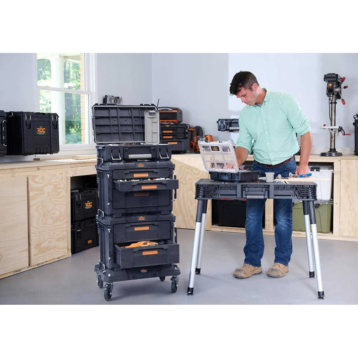 Plataforma de transporte Keter Roc Pro Gear, color negro, sistema modular, capacidad de carga de hasta 145 kg, 262828