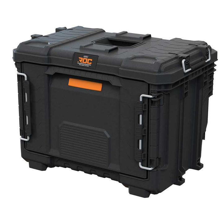 Caja de herramientas XL Keter ROC Pro Gear 2.0, con un cajón grande, sistema de sujeción para el transporte, posibilidad de colgarla en la pared, diseño modular, 271384