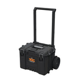 Juego de 3 cajas de herramientas Keter ROC Pro Gear 2.0, capacidad total de 110 l, protección IP65, asa telescópica desmontable, posibilidad de cerrar con candado, 256982