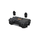 Juego de 3 cajas de herramientas Keter ROC Pro Gear 2.0, capacidad total de 110 l, protección IP65, asa telescópica desmontable, posibilidad de cerrar con candado, 256982