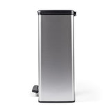 Cubo de basura con pedal Curver, 2 depósitos de 26 l, metalizado, color plateado, 251002