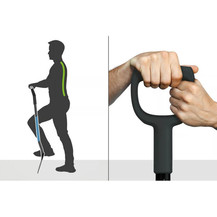 Pala de vivero / de drenaje, hoja afilada y templada, mango ergonómico, longitud 129 cm, Cellfast, CELLPRO