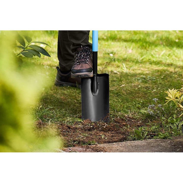 Pala de vivero / de drenaje, hoja afilada y templada, mango ergonómico, longitud 129 cm, Cellfast, CELLPRO
