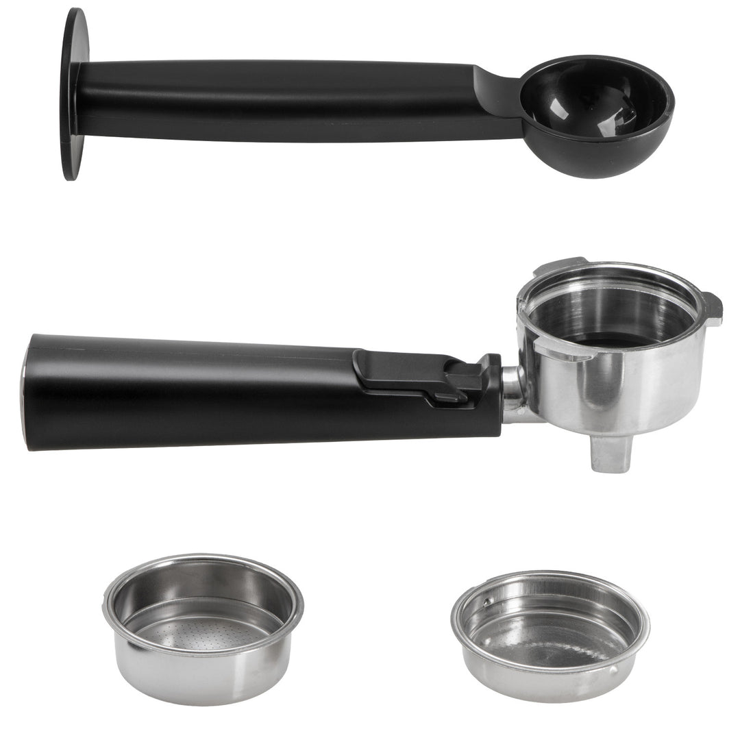 Cafetera de 20 bar, Thermoblock, espumador de leche, 5 en 1, Adler AD 4390