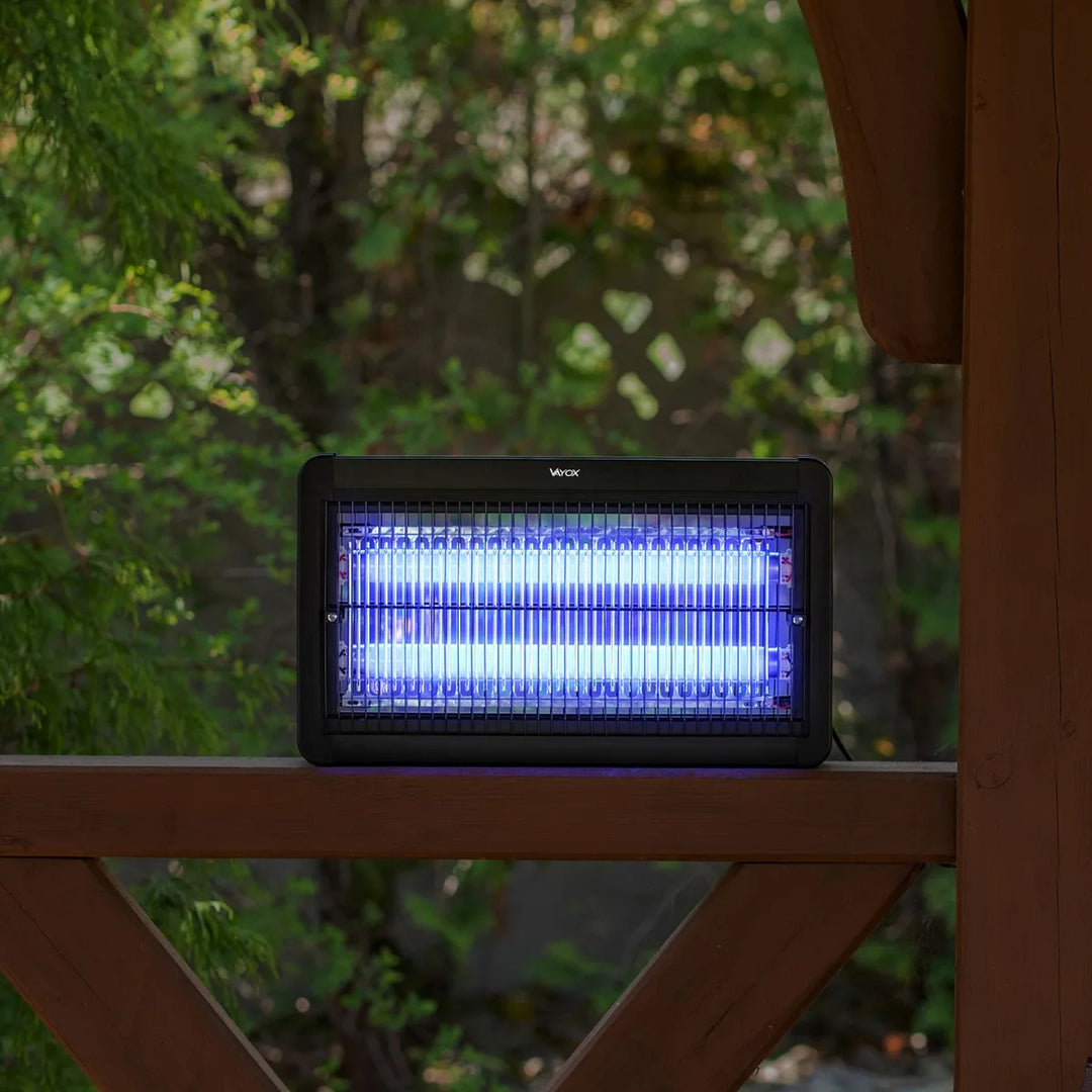 Lámpara matainsectos para mosquitos, moscas y polillas, trampa eléctrica, UV, 20 W, Vayox