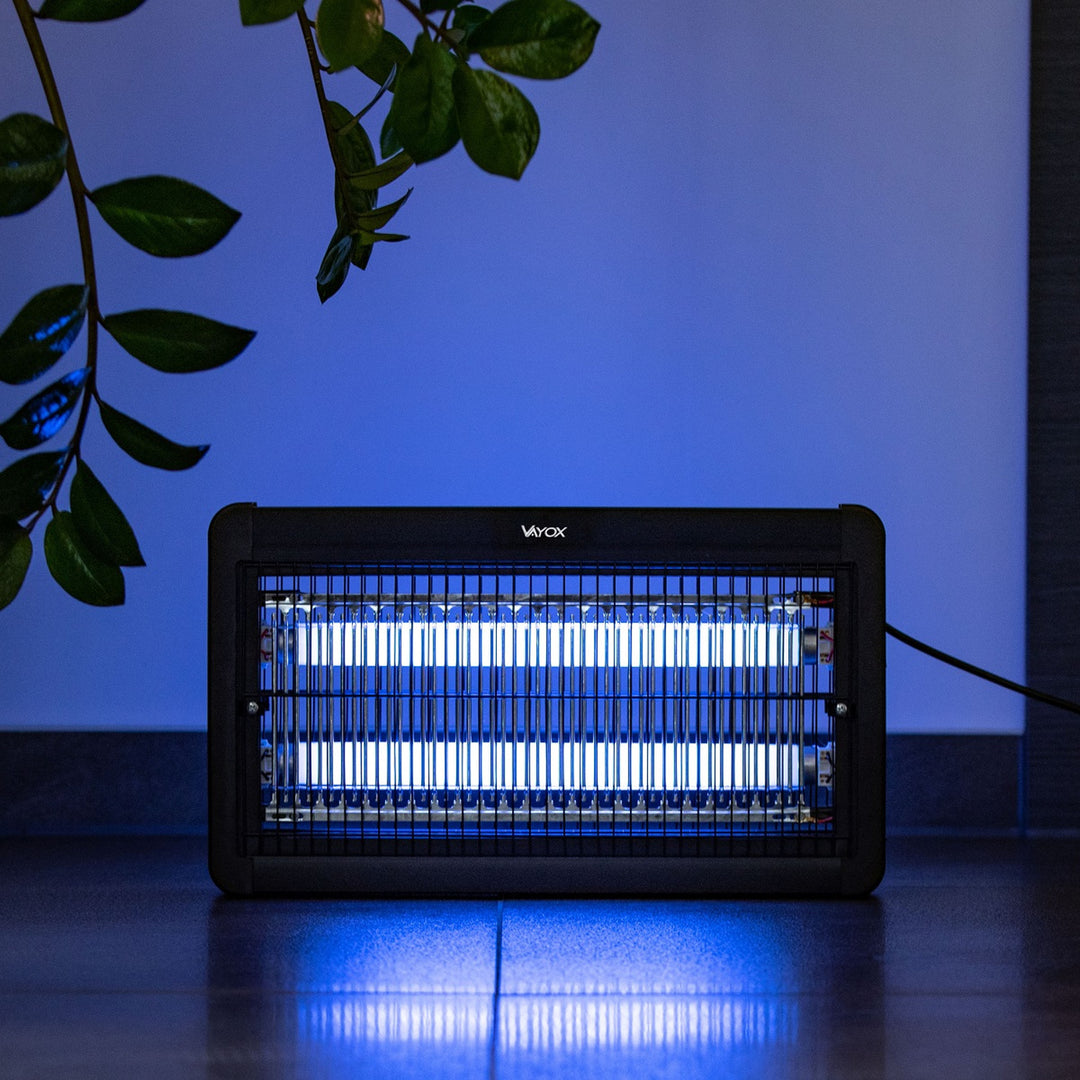 Lámpara matainsectos para mosquitos, moscas y polillas, trampa eléctrica, UV, 20 W, Vayox
