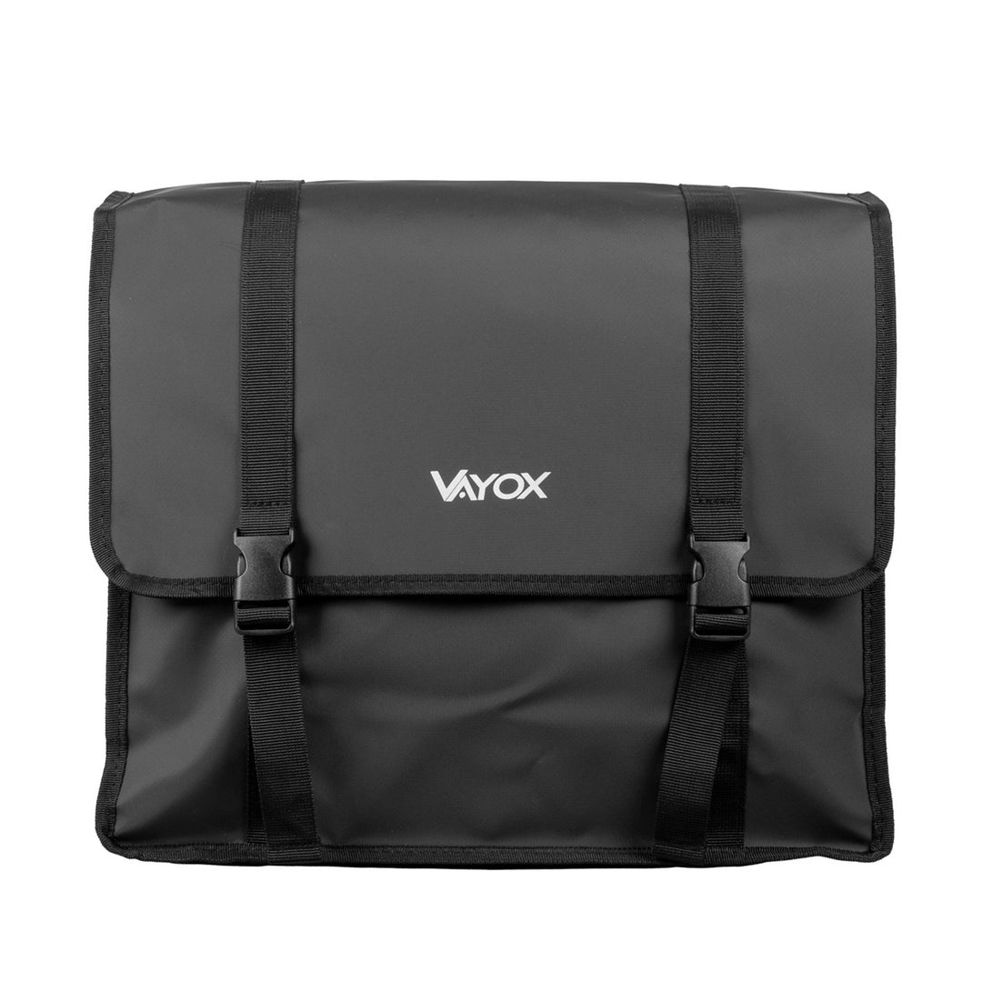 Bolsa doble de PVC para portaequipajes de bicicleta, con asa, negra, 40 l, VA0446, Vayox